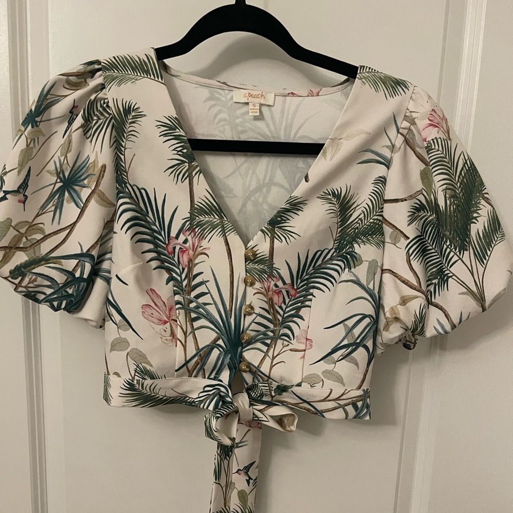 Tropical Crop Top